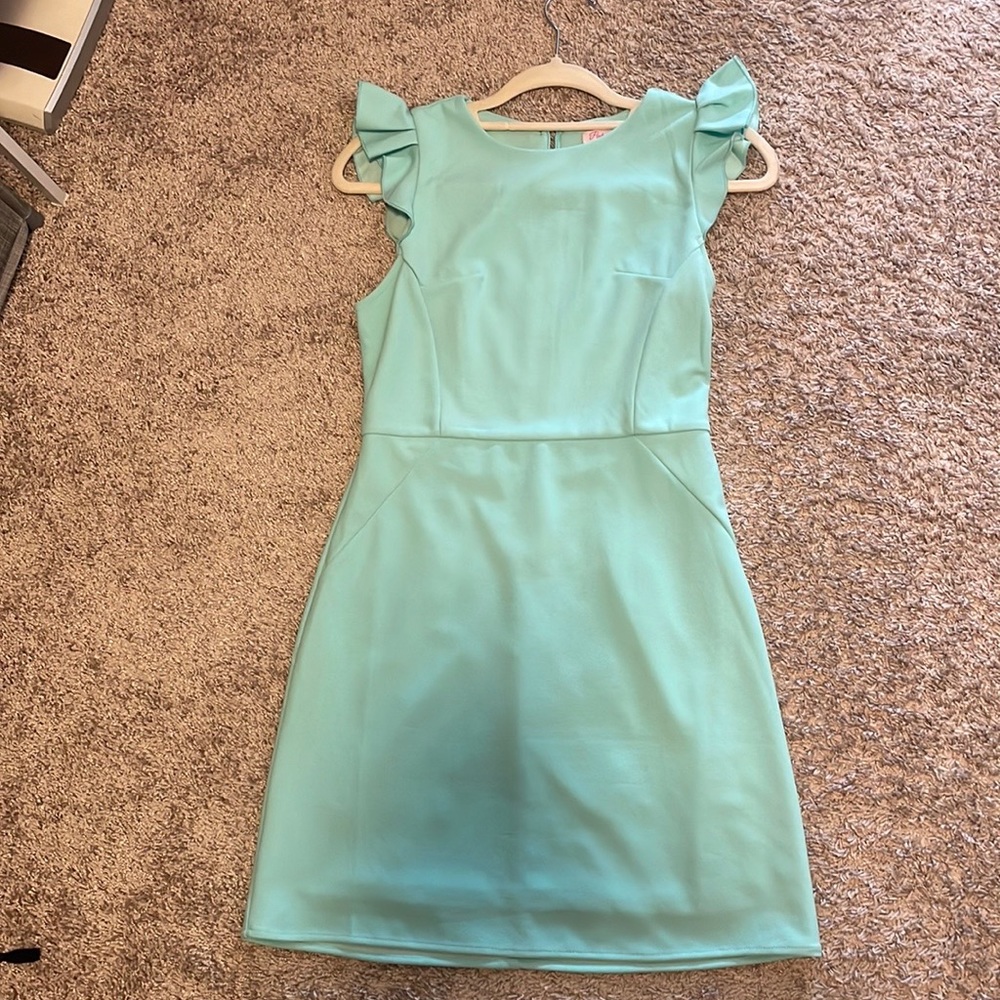 Pink Lily Mint Dress
